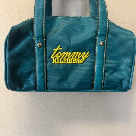 Y2K Tommy Hilfiger Teal Mini Handbag - NWOT - Picture 6 of 11